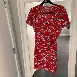 J. crew wrap dress (no damage)